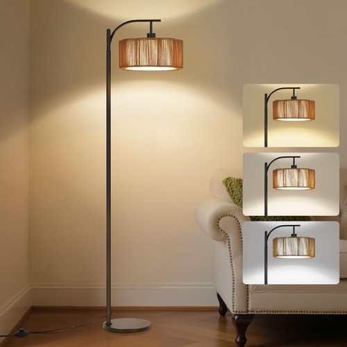 Rattan floor lamp - lamp, 63