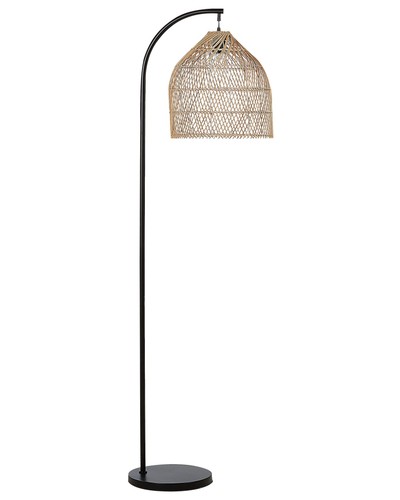 Rattan floor lamp natural - rattan,