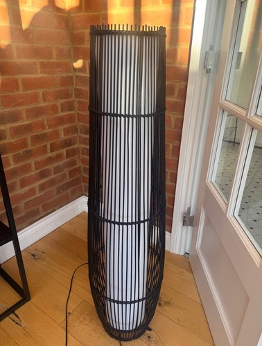Floor lamp sirit black rattan - lamp,