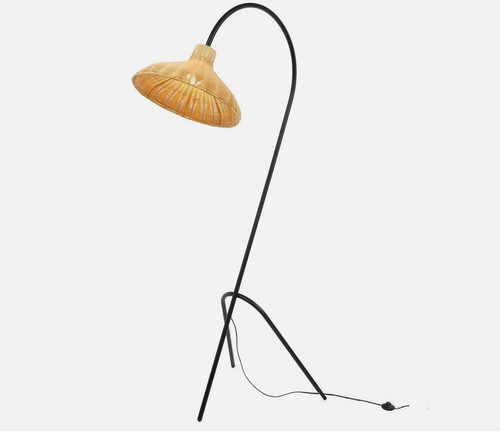 Arched floor lamp with - arched,